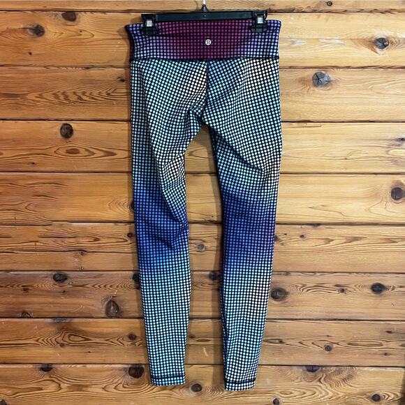 Lululemon Wunder Under Pant III Full-On Luon in Cosmic Dot Size 8 - Picture 4 of 8